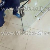 Ремонт стеклянной двери в ТРЦ Прин Плаза на Профсоюзной Ремонт стеклянной двери в ТРЦ Прин Плаза на Профсоюзной